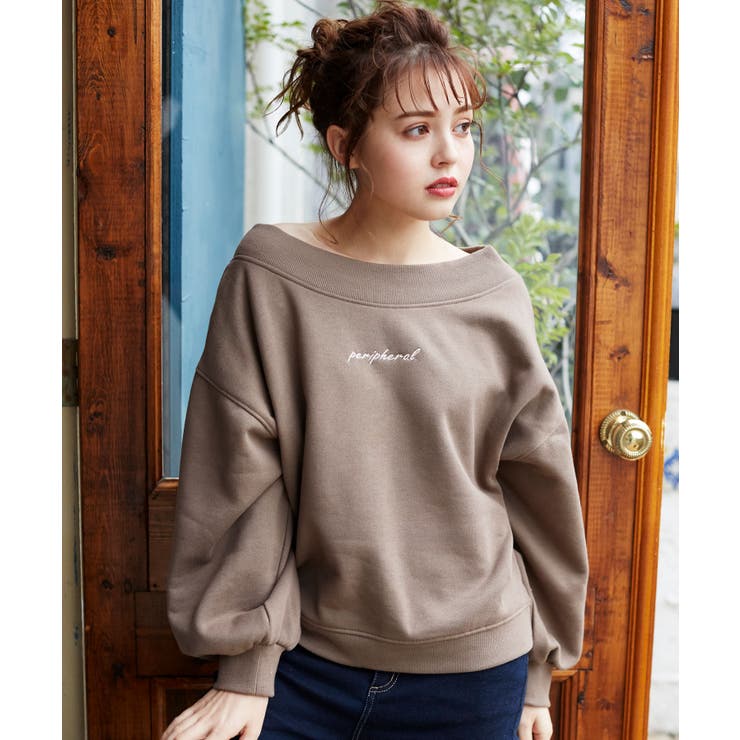 ちびロゴスウェット オフショルダートップス 品番 Ingw Ingni イング のレディースファッション通販 Shoplist ショップリスト ちびロゴスウェット オフショルダートップス 品番 Ingw Ingni イング のレディースファッション通販 Shoplist ショップリスト