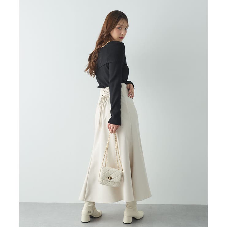 12Gブローチ付オフショルニット | INGNI  | 詳細画像13 