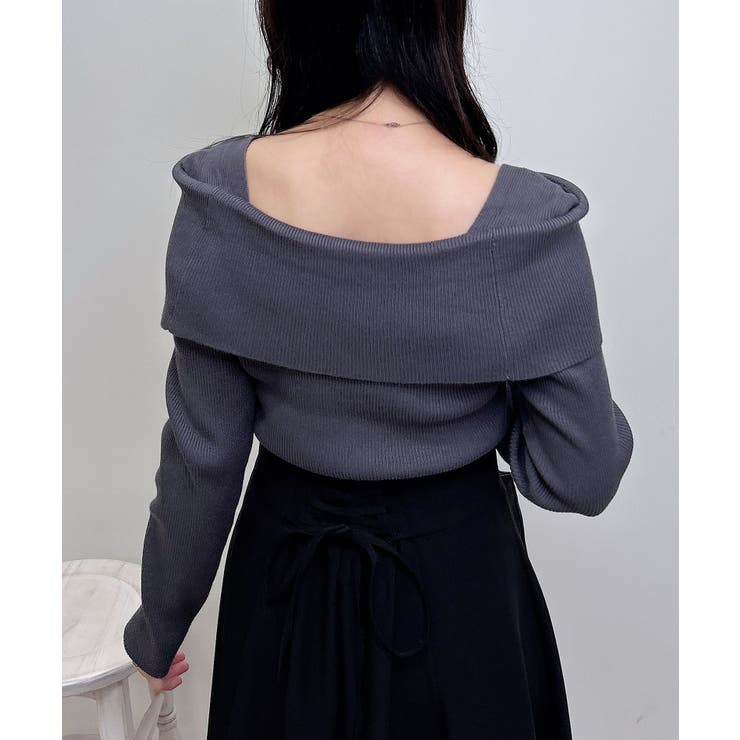 12Gブローチ付オフショルニット | INGNI  | 詳細画像19 