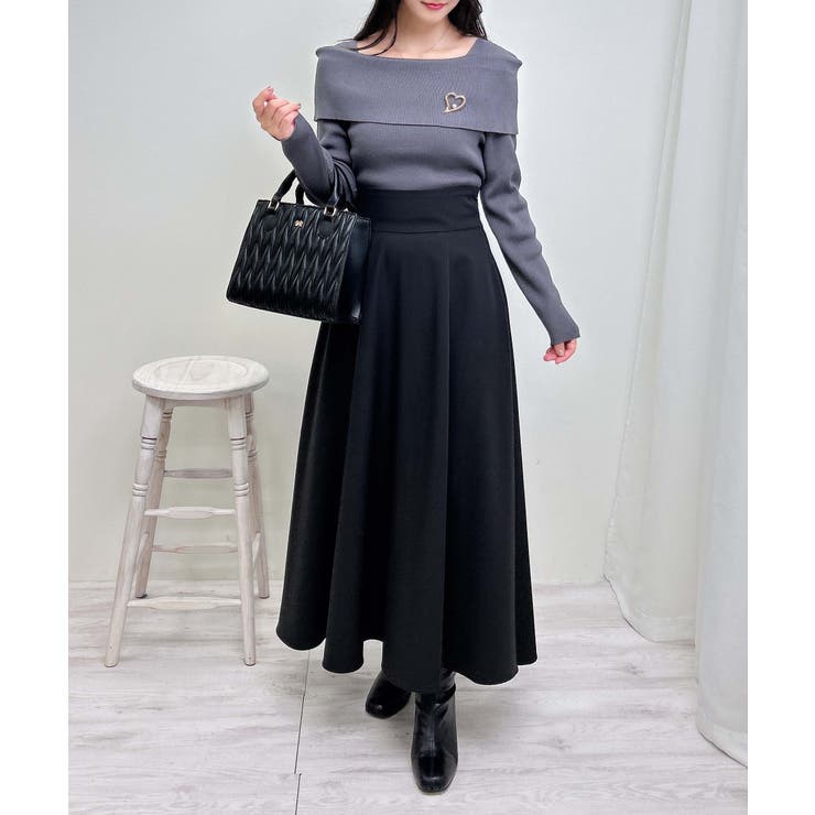 12Gブローチ付オフショルニット | INGNI  | 詳細画像20 