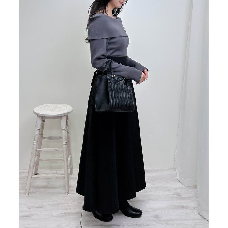 12Gブローチ付オフショルニット | INGNI  | 詳細画像21 