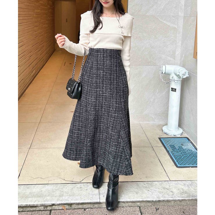 12Gブローチ付オフショルニット | INGNI  | 詳細画像7 