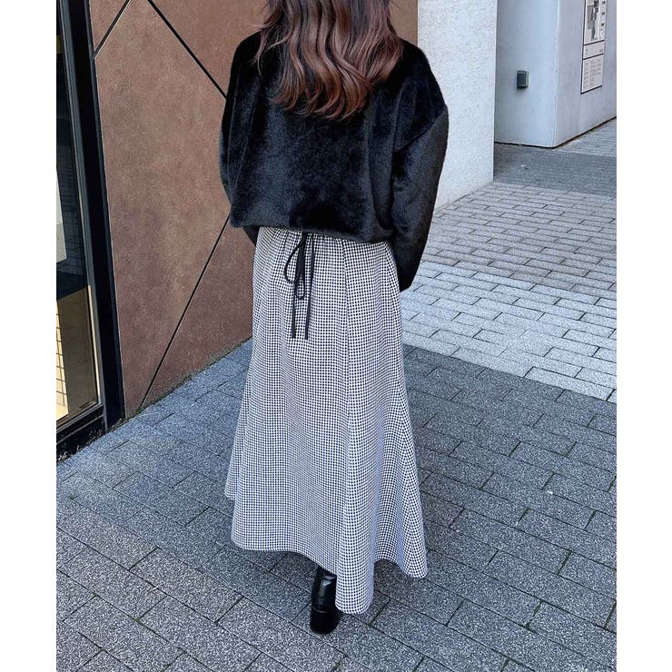 ブローチ付ステンカラーエコファーBL | INGNI  | 詳細画像17 