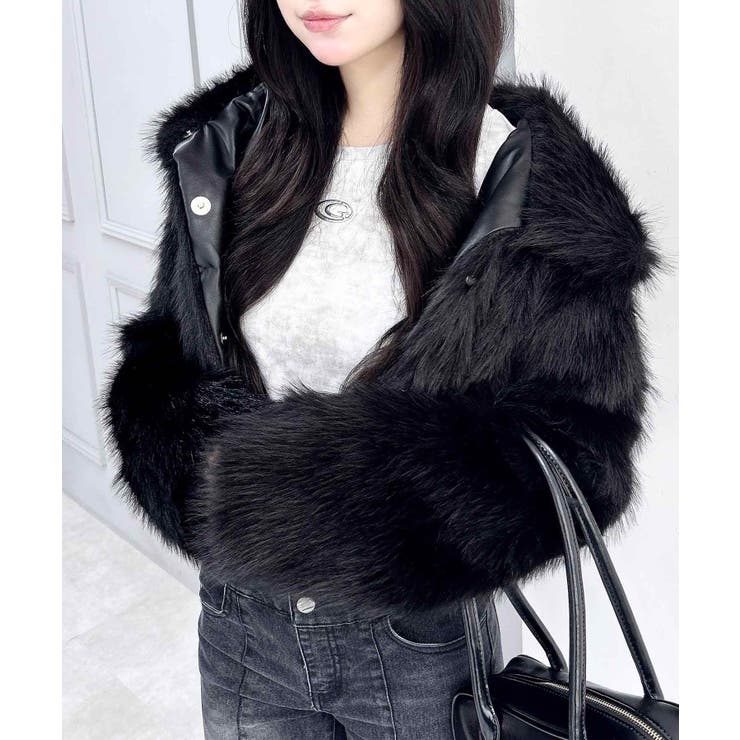 クロ | スタンドカラーエコファーCT | INGNI 