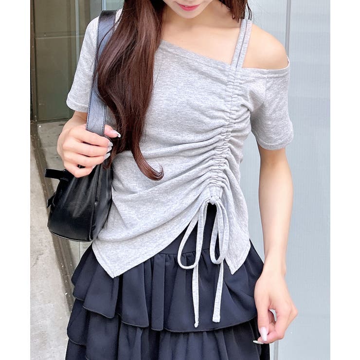 アシメドロストカットソー[品番：INGW0010778]｜INGNI （イング
