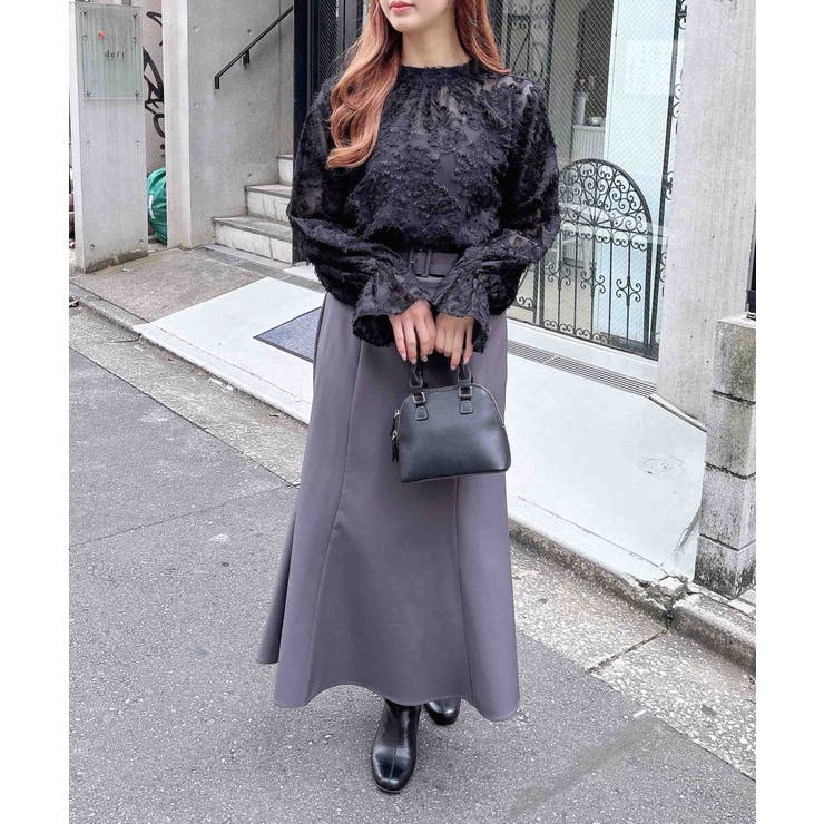 ジャガードキャンディースリーブブラウス | INGNI  | 詳細画像16 