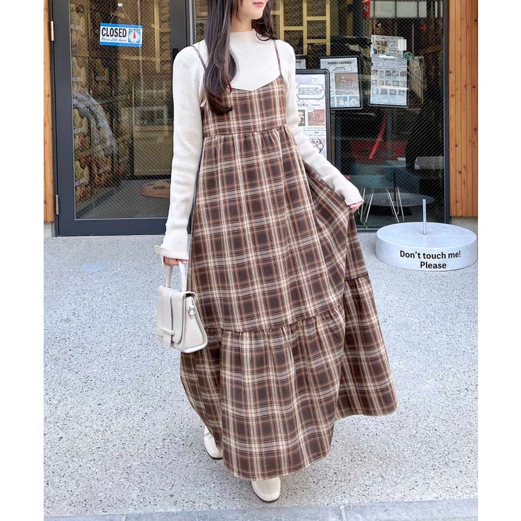 チェックキャミワンピース | INGNI  | 詳細画像1 