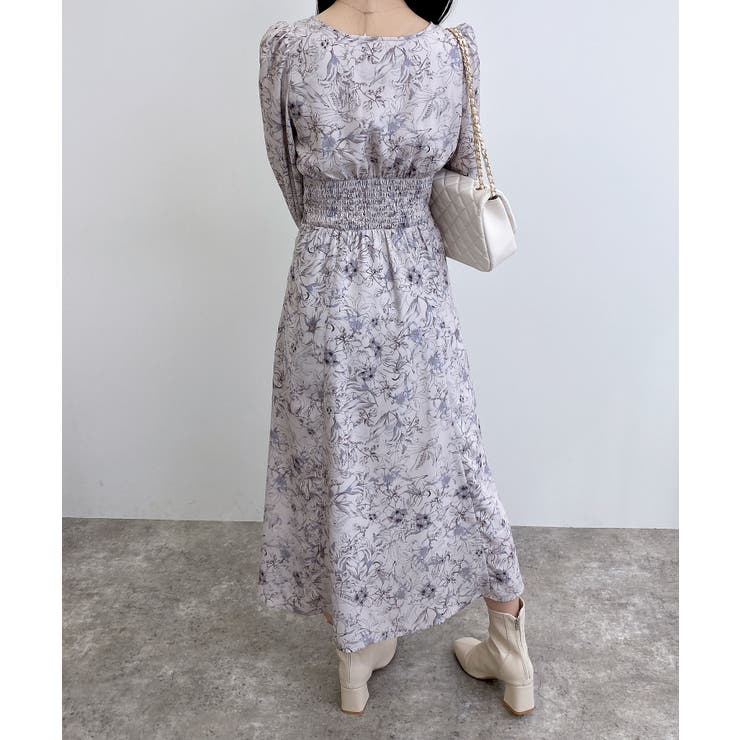 デコルテオープン花柄ワンピース | INGNI  | 詳細画像13 