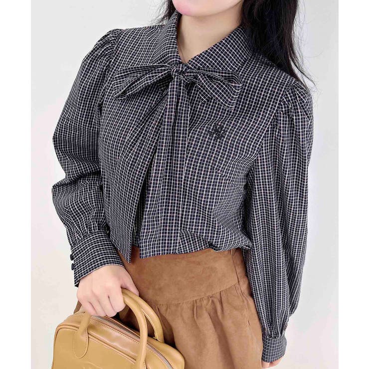 コン/チェック | 胸刺繍ボウタイBL | INGNI 