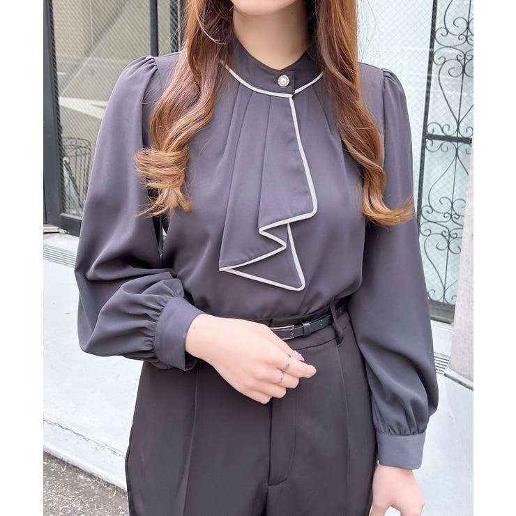 ボウタイトロミブラウス | INGNI  | 詳細画像10 