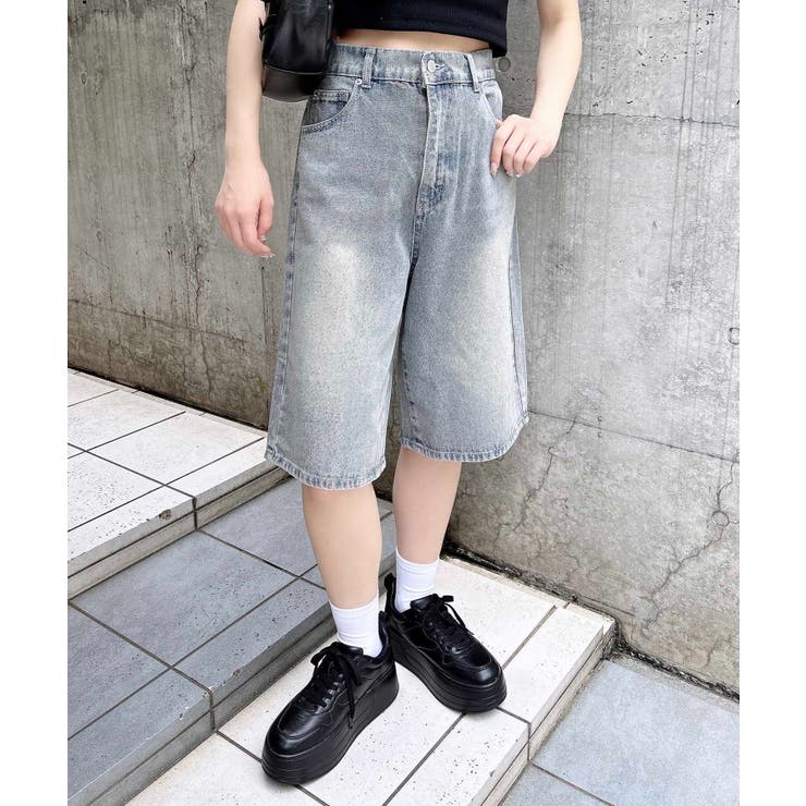 デニム/ブルーA | デニムハーフパンツ | INGNI 