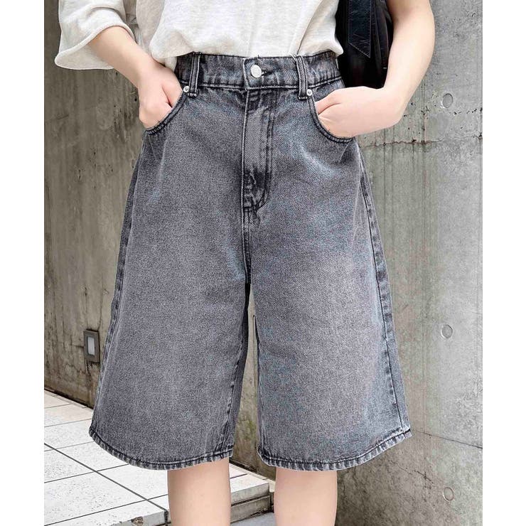 グレー | デニムハーフパンツ | INGNI 