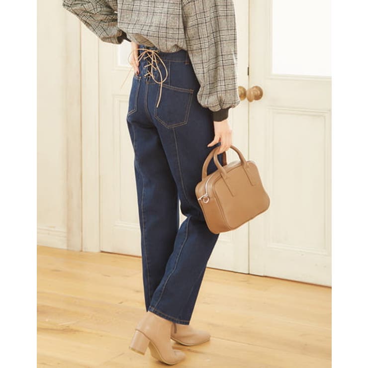 Happyページ③ バックレースアップストレートパンツ[品番：INGW0007360]｜INGNI