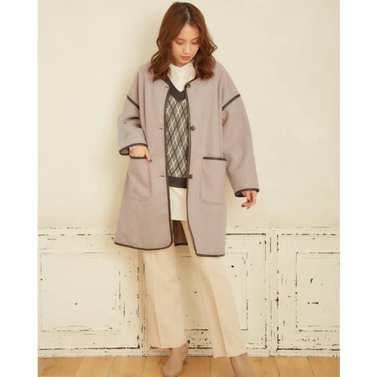 ノーカラーパイピングCT …[品番：INGW0007604]｜INGNI （イング