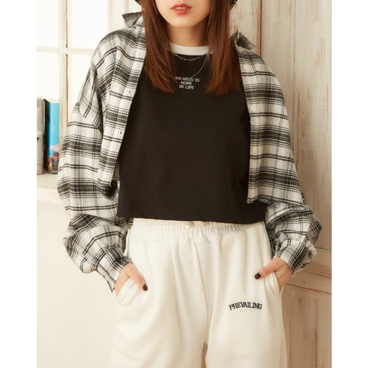 チェック柄ショート丈 Sh 品番 Ingw0007493 Ingni イング のレディースファッション通販 Shoplist ショップリスト