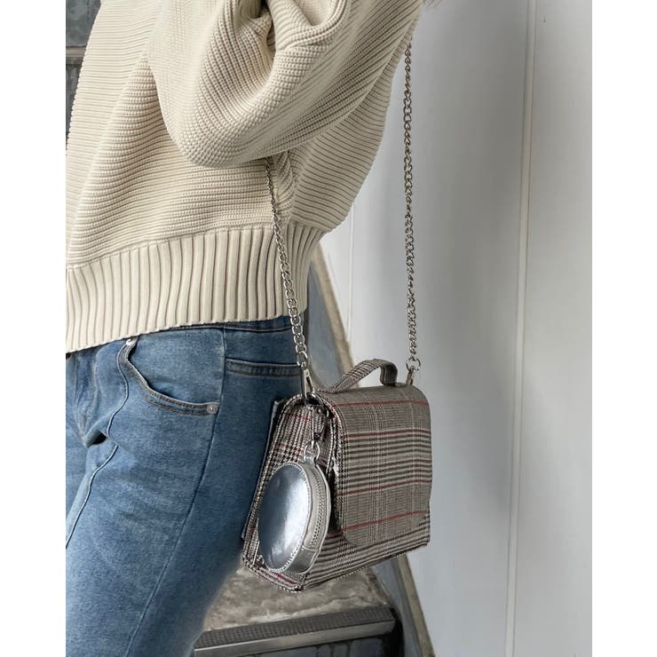 ポーチ付チェーンショルダーBAG [品番：INGW0007800]｜INGNI （イング