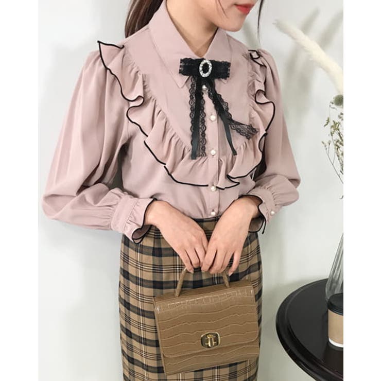 ブローチ付配色フリル Bl 品番 Ingw Ingni イング のレディースファッション通販 Shoplist ショップリスト ブローチ付配色フリル Bl 品番 Ingw Ingni イング のレディースファッション通販 Shoplist ショップリスト