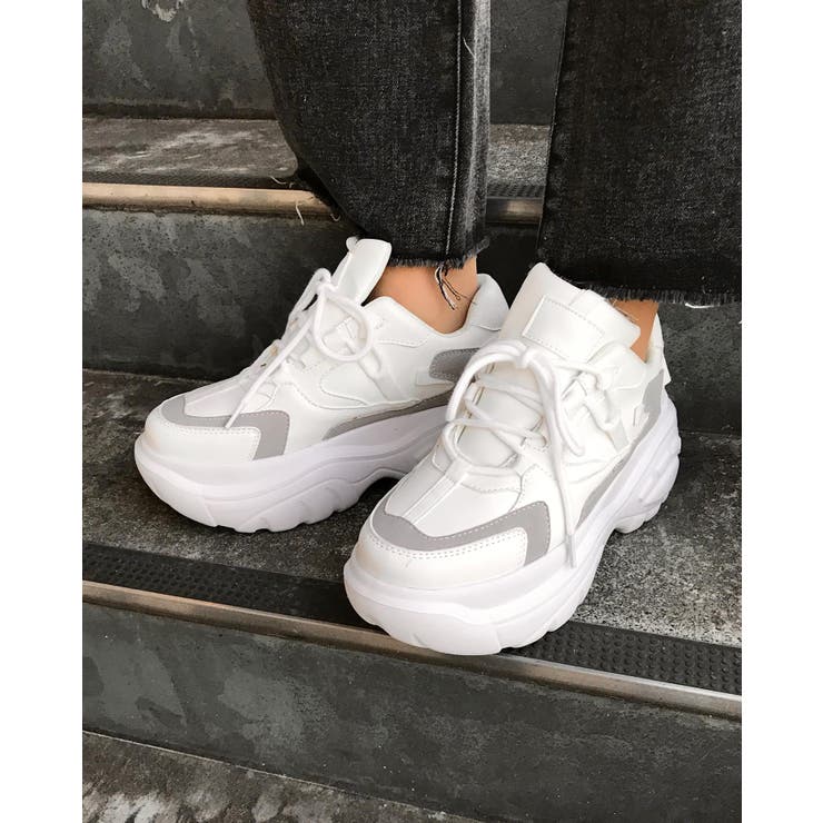 配色ボリュームソールスニーカー 品番 Ingw Ingni イング のレディースファッション通販 Shoplist ショップリスト