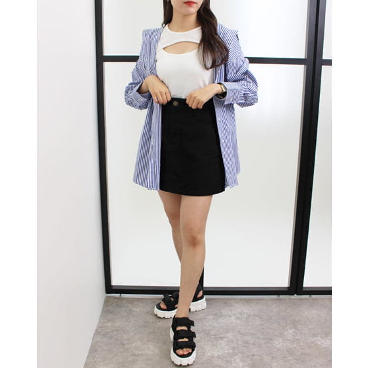 YENN★新品未使用❣️タンクトップ 胸開きリブタンク[品番：INGW0008514]｜INGNI （イング）の