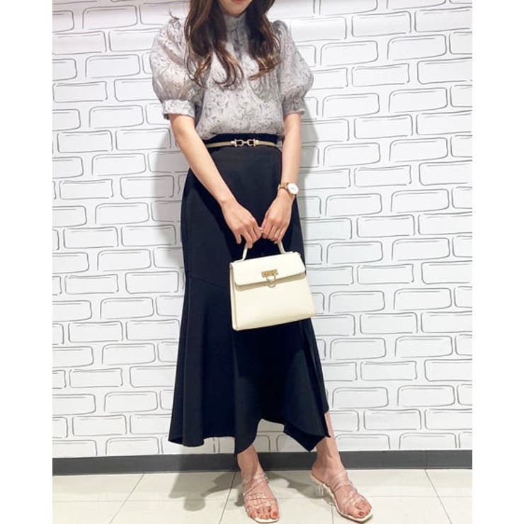 花柄シアー2WAYリボン/半袖BL [品番：INGW0008406]｜INGNI  （イング）のレディースファッション通販｜SHOPLIST（ショップリスト）
