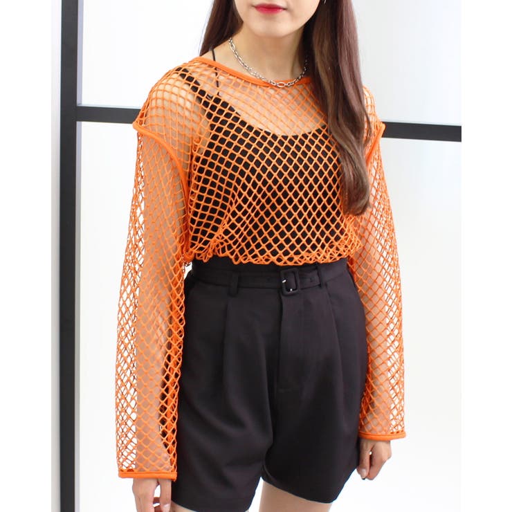 メッシュトップス[品番：INGW0008568]｜INGNI （イング）のレディース
