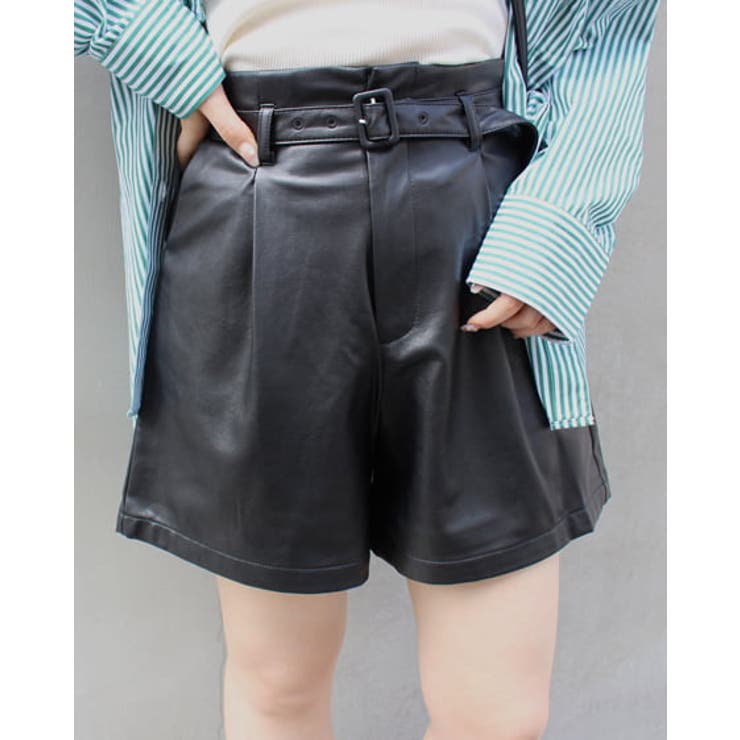 フェイクレザーキュロット PT[品番：INGW0007445]｜INGNI （イング）の