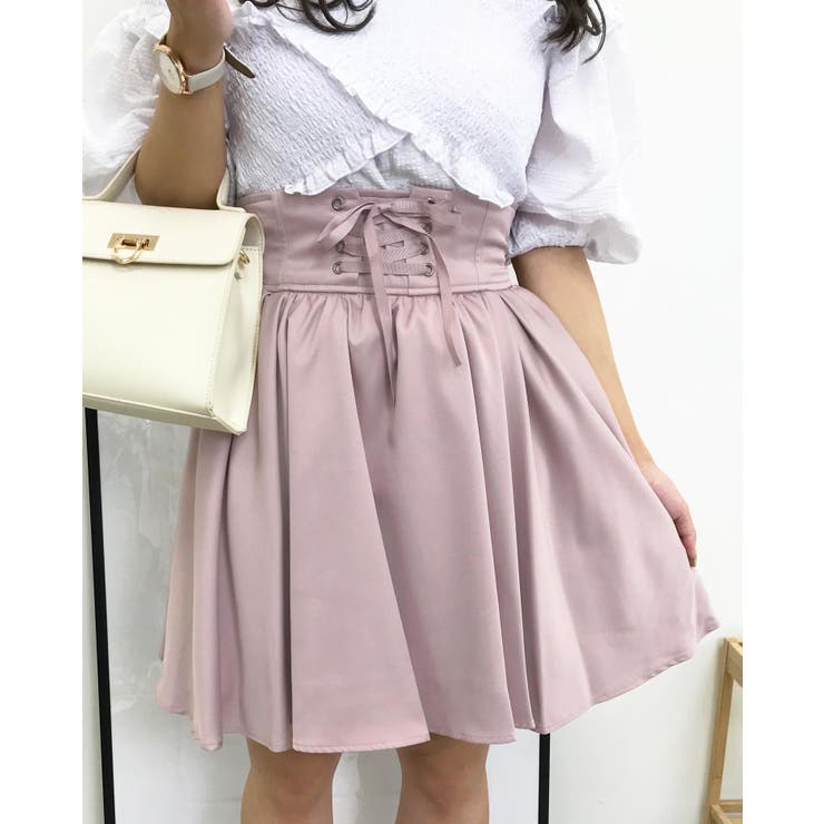 レースupタックギャザー Sk 品番 Ingw Ingni イング のレディースファッション通販 Shoplist ショップリスト