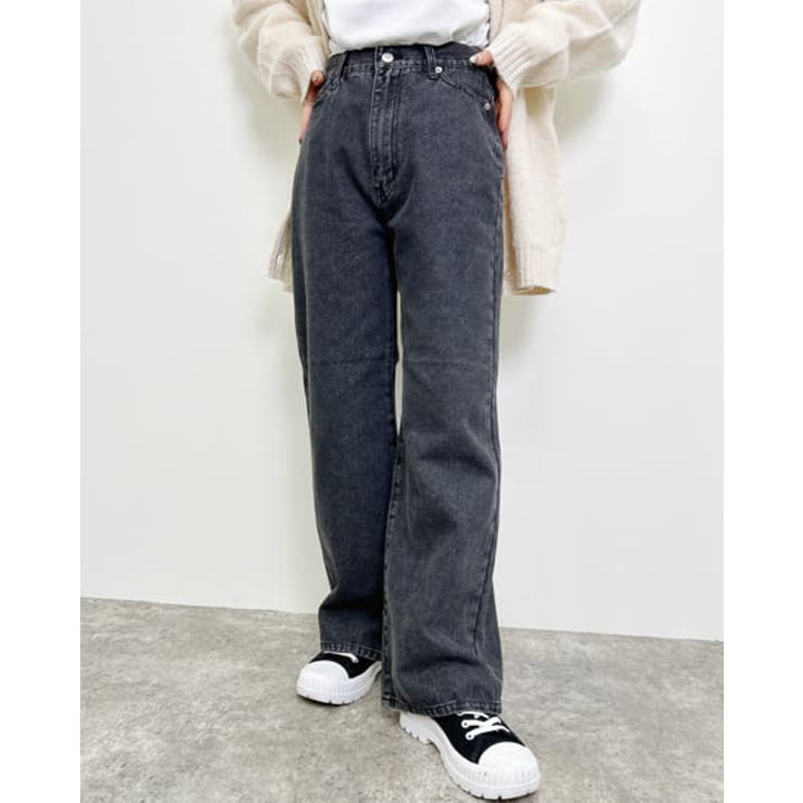 デニムワイドパンツ[品番：INGW0008792]｜INGNI （イング）のレディースファッション通販｜SHOPLIST（ショップリスト）