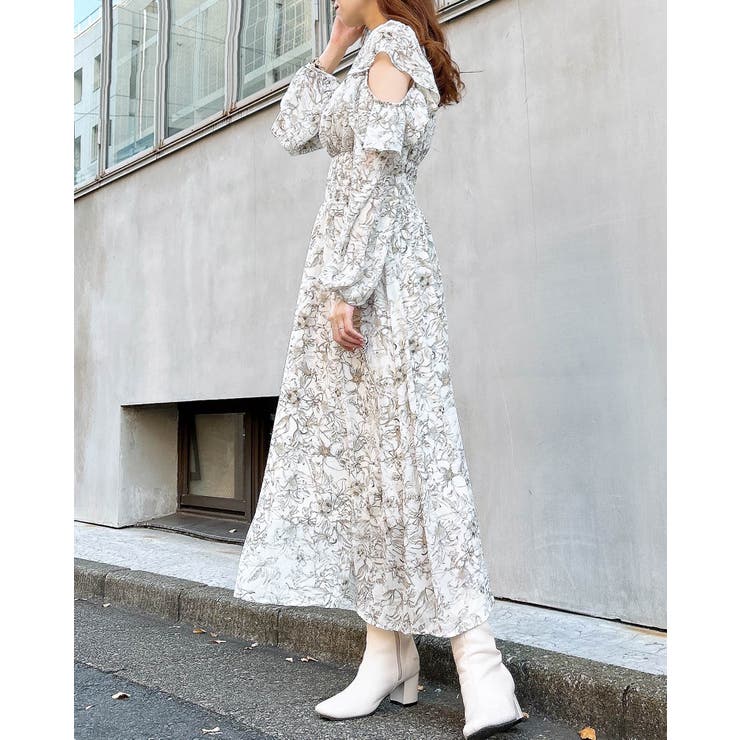 肩あきフリル花柄 Op 品番 Ingw Ingni イング のレディースファッション通販 Shoplist ショップリスト