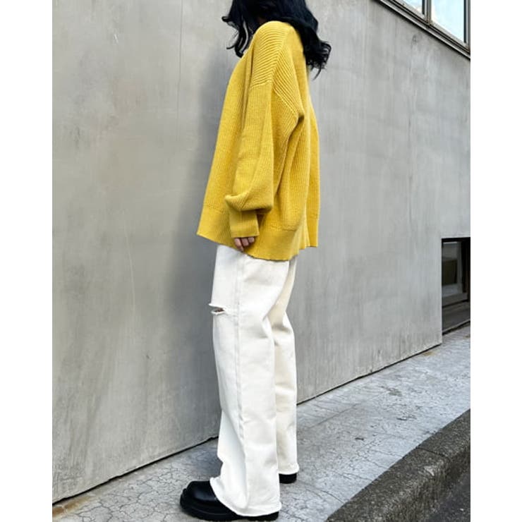 7Gミドル丈VN畦ニット/CD | INGNI  | 詳細画像7 