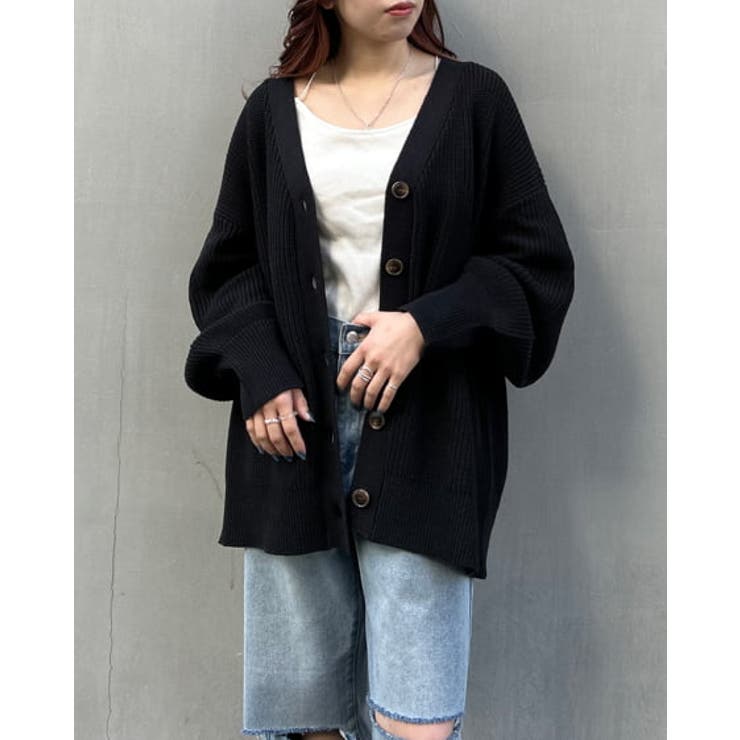 クロ | 7Gミドル丈VN畦ニット/CD | INGNI 