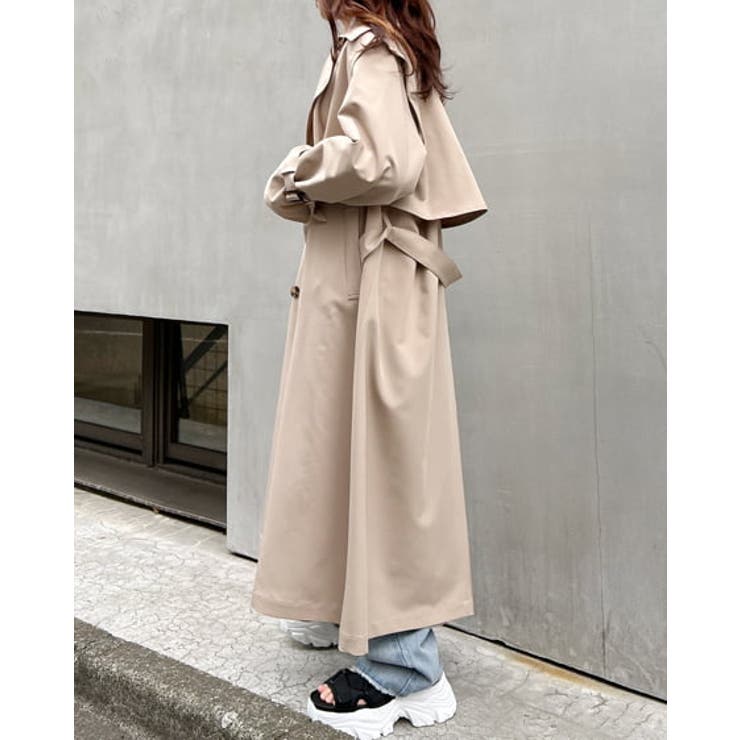 ARTISAN トレンチコート カシミヤ混 ライナー付き 2way 定価5万円 ばかばかしい