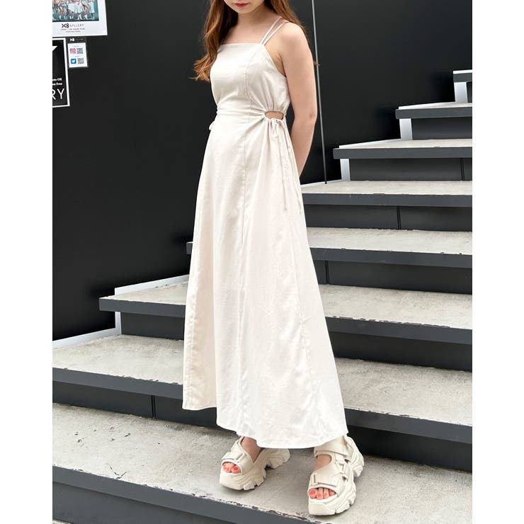 かすみん様♪専用オーダー　オフホワイトのワンピース kutir ワンピース 「クティールとレトロ」レースオーガンジー花