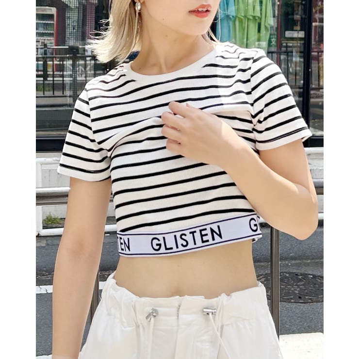 裾ゴムロゴリブT[品番：INGW0009309]｜INGNI （イング）のレディース