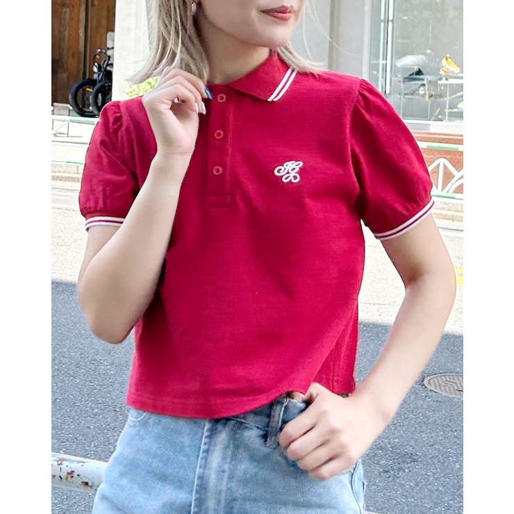 胸ロゴクロップドポロシャツ[品番：INGW0009407]｜INGNI （イング