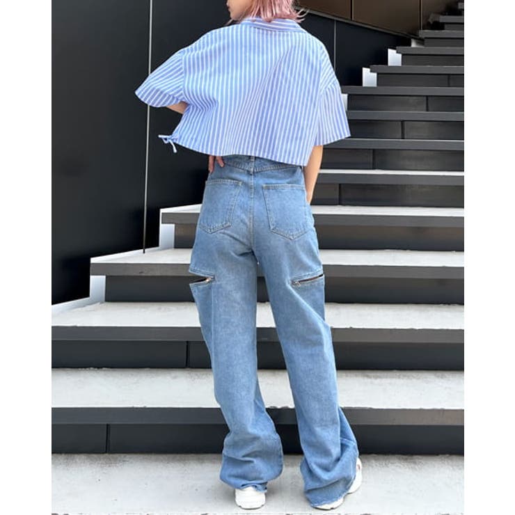   Jeans サンダル Wrangler ジーンズ 「Wrangler」サンダルカット デニムパンツ