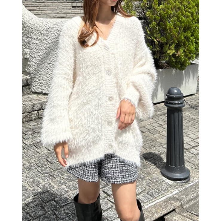 3Gラメフェザーヤーンミドル丈ニットCD | INGNI  | 詳細画像15 