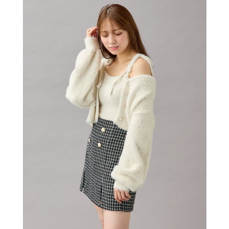 【新品】リボン×キャミフェザーニットセット ファー付きティアードミニスカート 楽天市場】【SPECIAL FAIR】前後2WAYフェザーボアバルーンビスチェ