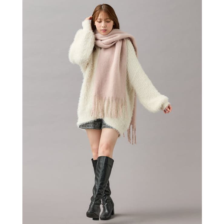 3Gラメフェザーヤーンミドル丈ニットCD | INGNI  | 詳細画像10 