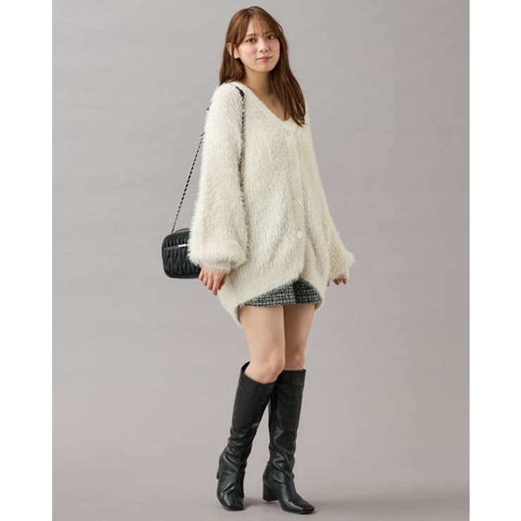 3Gラメフェザーヤーンミドル丈ニットCD | INGNI  | 詳細画像8 