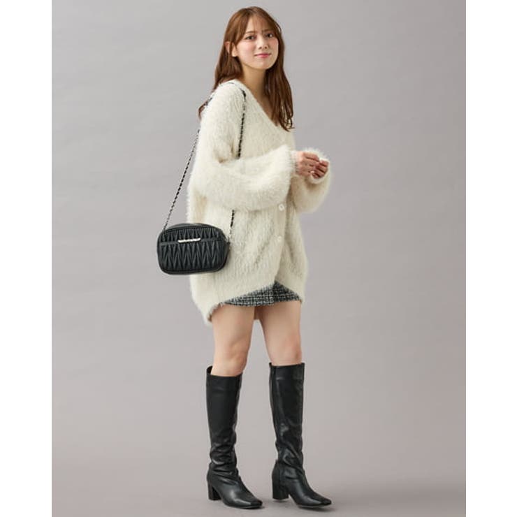 3Gラメフェザーヤーンミドル丈ニットCD | INGNI  | 詳細画像7 