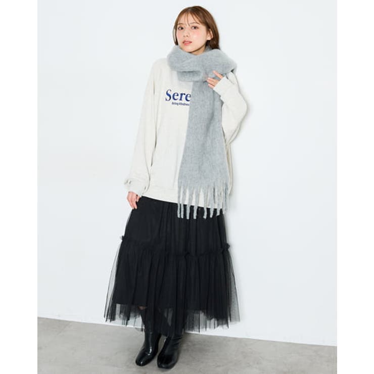 Plantation☆マシュマロ三重ガーゼビックストール/インディゴ×ホワイト♪ Plantation☆マシュマロ三重ガーゼビックストール/インディゴ