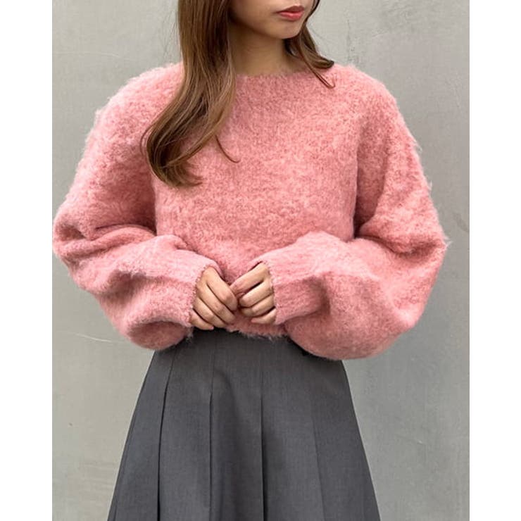 3Gショート丈シャギーニット[品番：INGW0009577]｜INGNI （イング）の