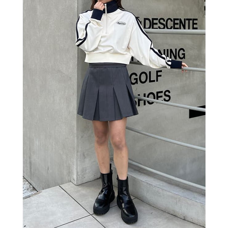 DESCENTE GOLF レディース スカート セットアップ S 黒