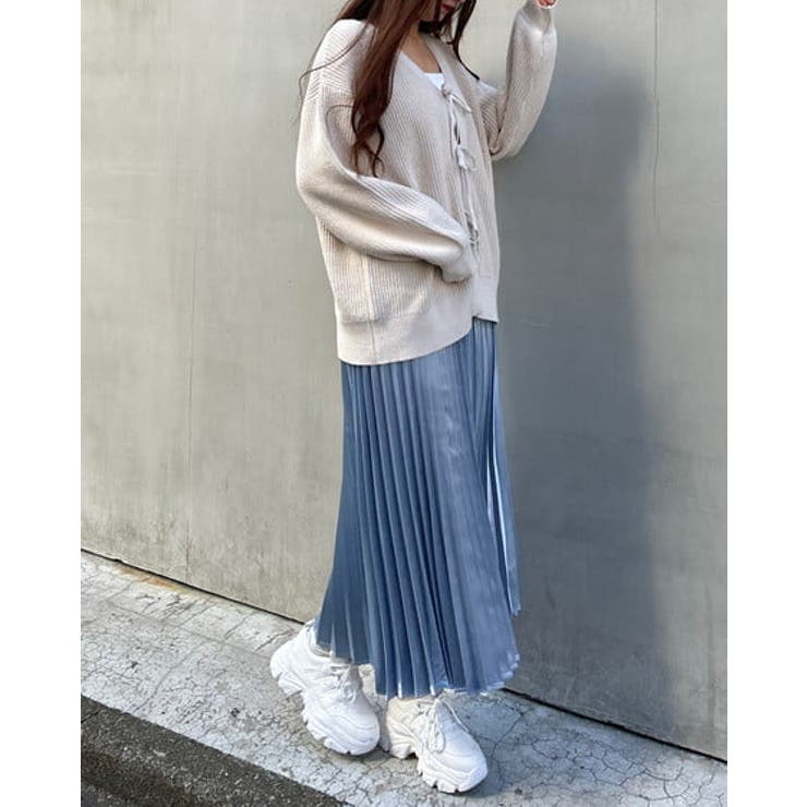 サテンプリーツSK 春 SS[品番：INGW0009841]｜INGNI （イング