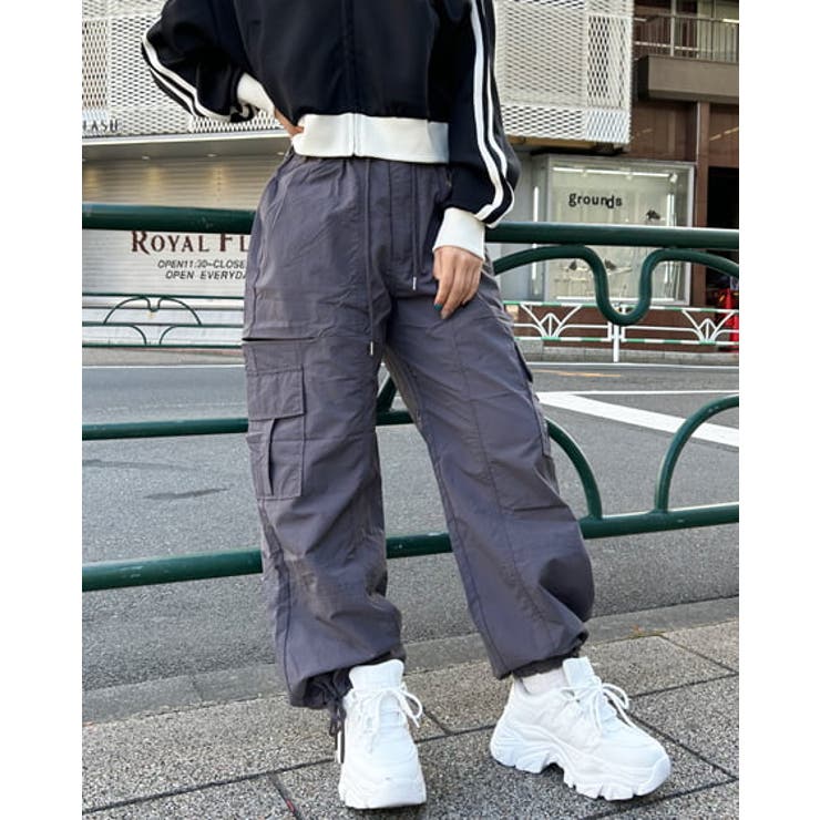 ナゴンスタンス サークルスリットパンツ curve pants｜S｜Black