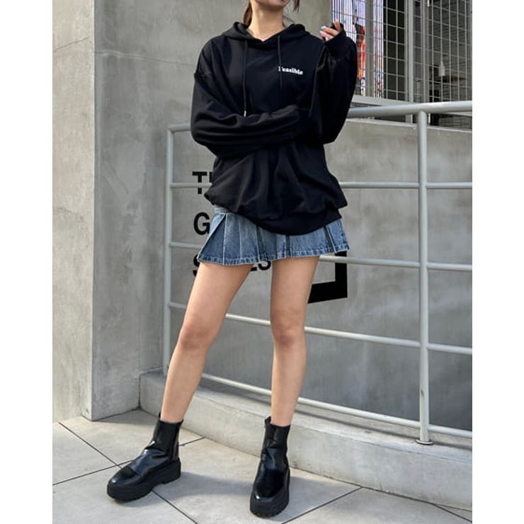 裾切替プリーツデニムミニスカート 春 SS[品番：INGW0009852]｜INGNI 