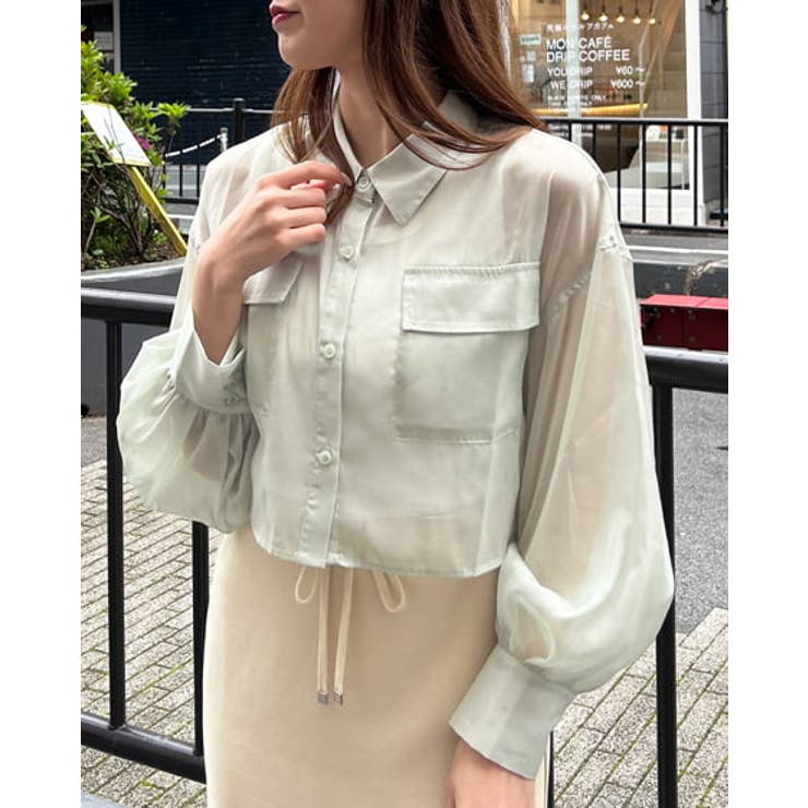 ラメシアーショートSH シャツ 春[品番：INGW0009939]｜INGNI  （イング）のレディースファッション通販｜SHOPLIST（ショップリスト）