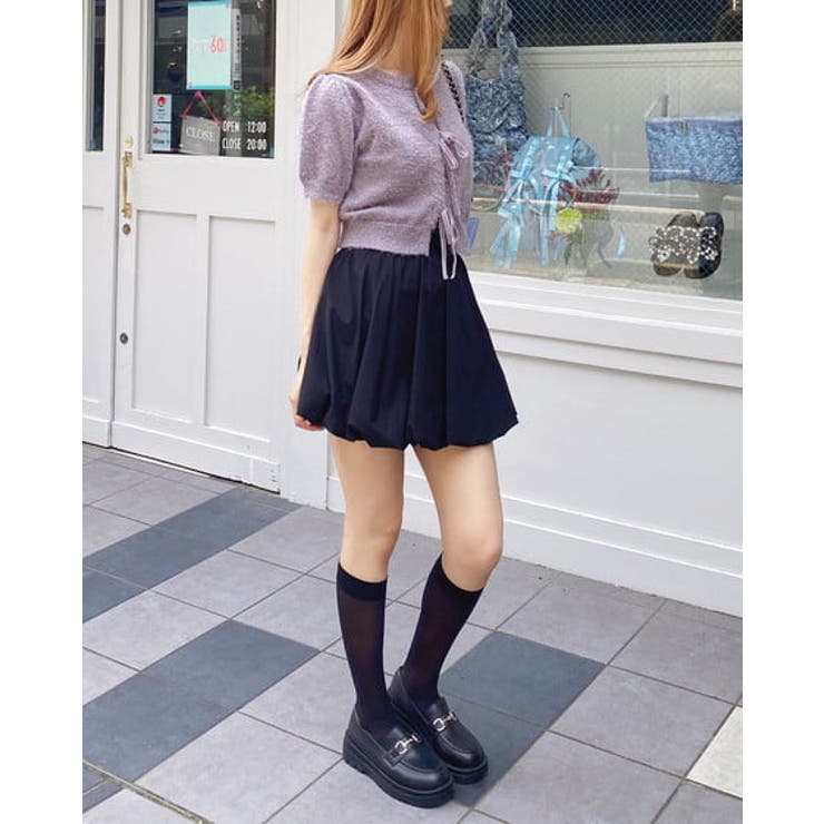 7Gフロントリボンフェザーニットカーディガン | INGNI  | 詳細画像33 