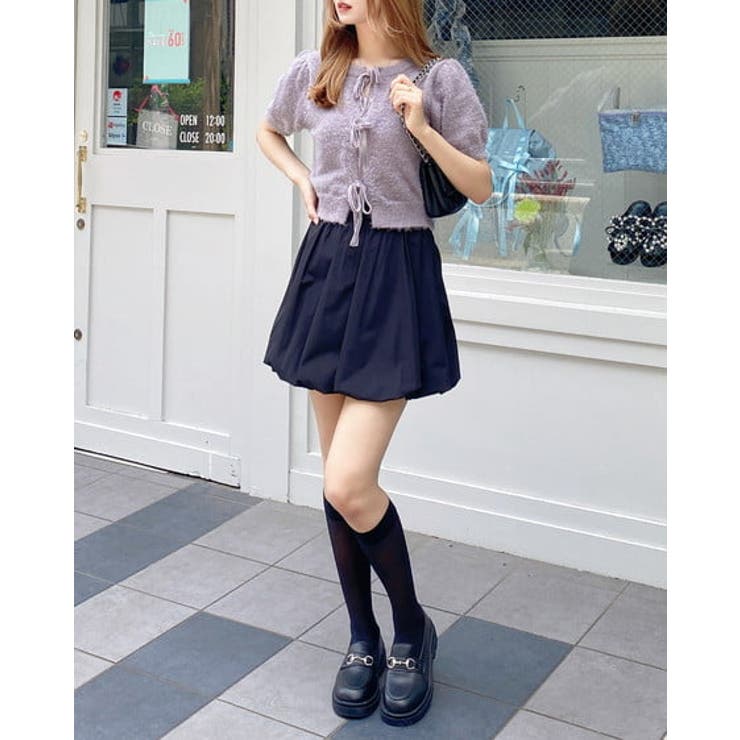 7Gフロントリボンフェザーニットカーディガン | INGNI  | 詳細画像30 